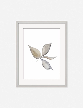 Faded Leaves Print by Cline Nordenhednordic style wall decor