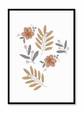 Fall Flowers, Posterpop culture themed posters