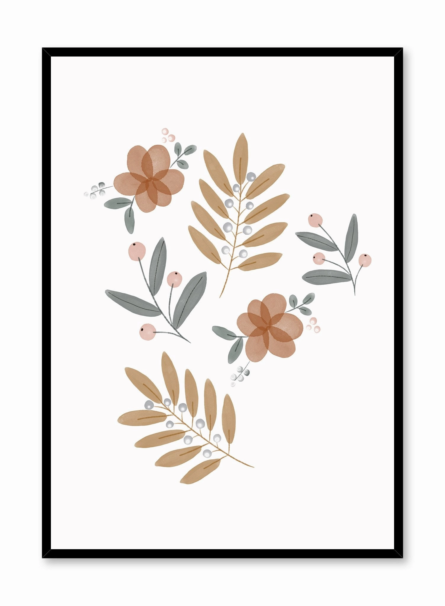 Fall Flowers, Posterpop culture themed posters