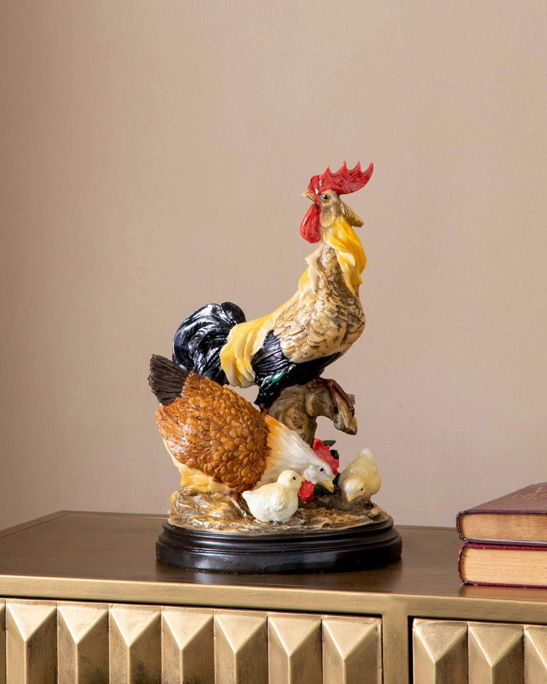 Family o' Chickens Tabletop Sculpture