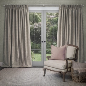 Farley Woven Chenille Pencil Pleat Curtains Biscuitbedding sets ,throw blankets 