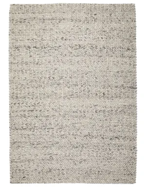 Farrah Marble Grey Braided Wool Rugmodern color block patchwork rug