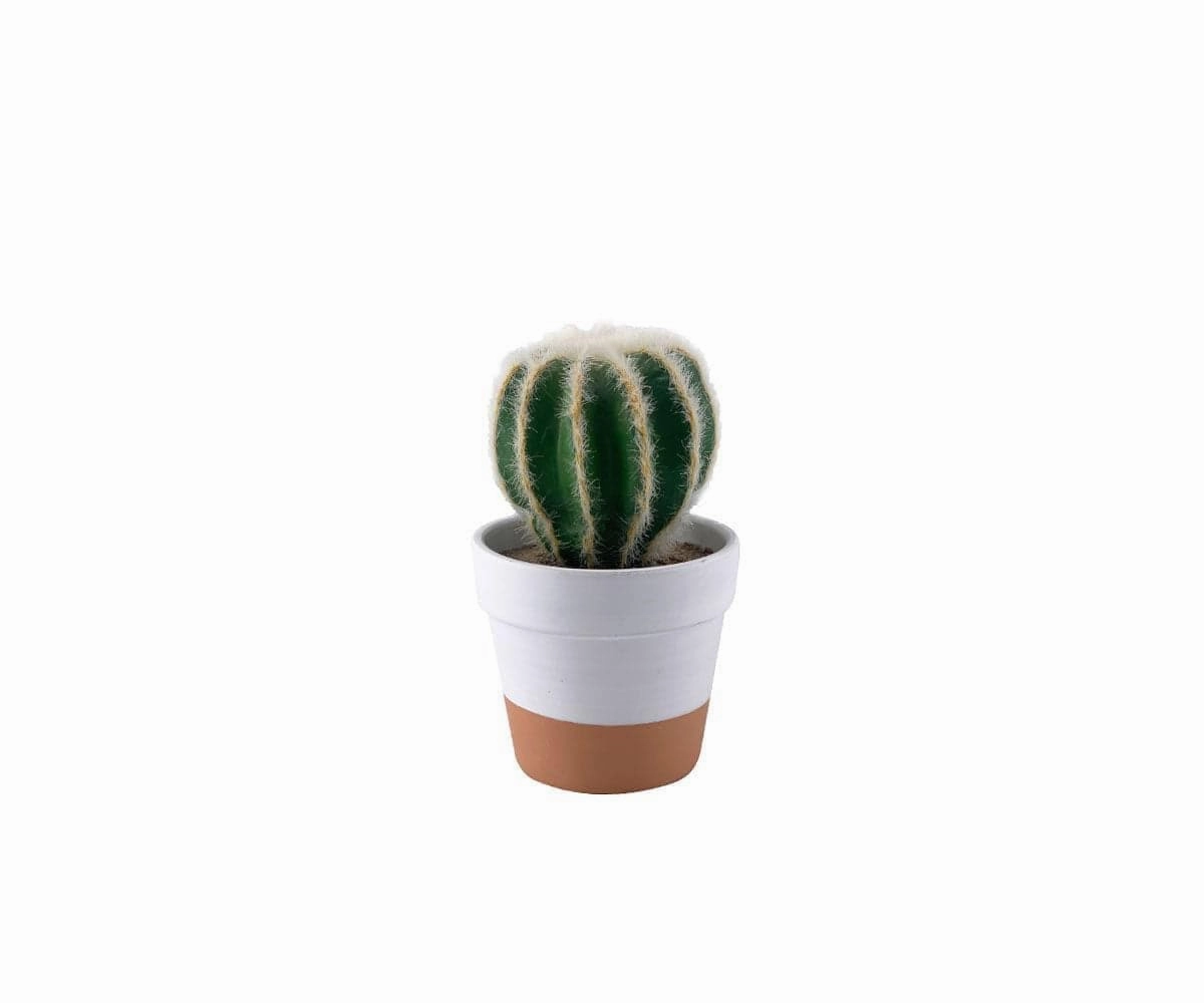 Faux Potted Barrel Cactushome decoration ,modern home decor 