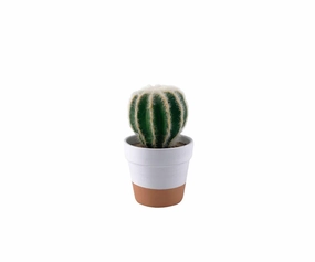 Faux Potted Barrel Cactushome decoration ,modern home decor 