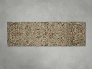 Faymount Hand-Knotted Runner Rugmodern color block patchwork rug