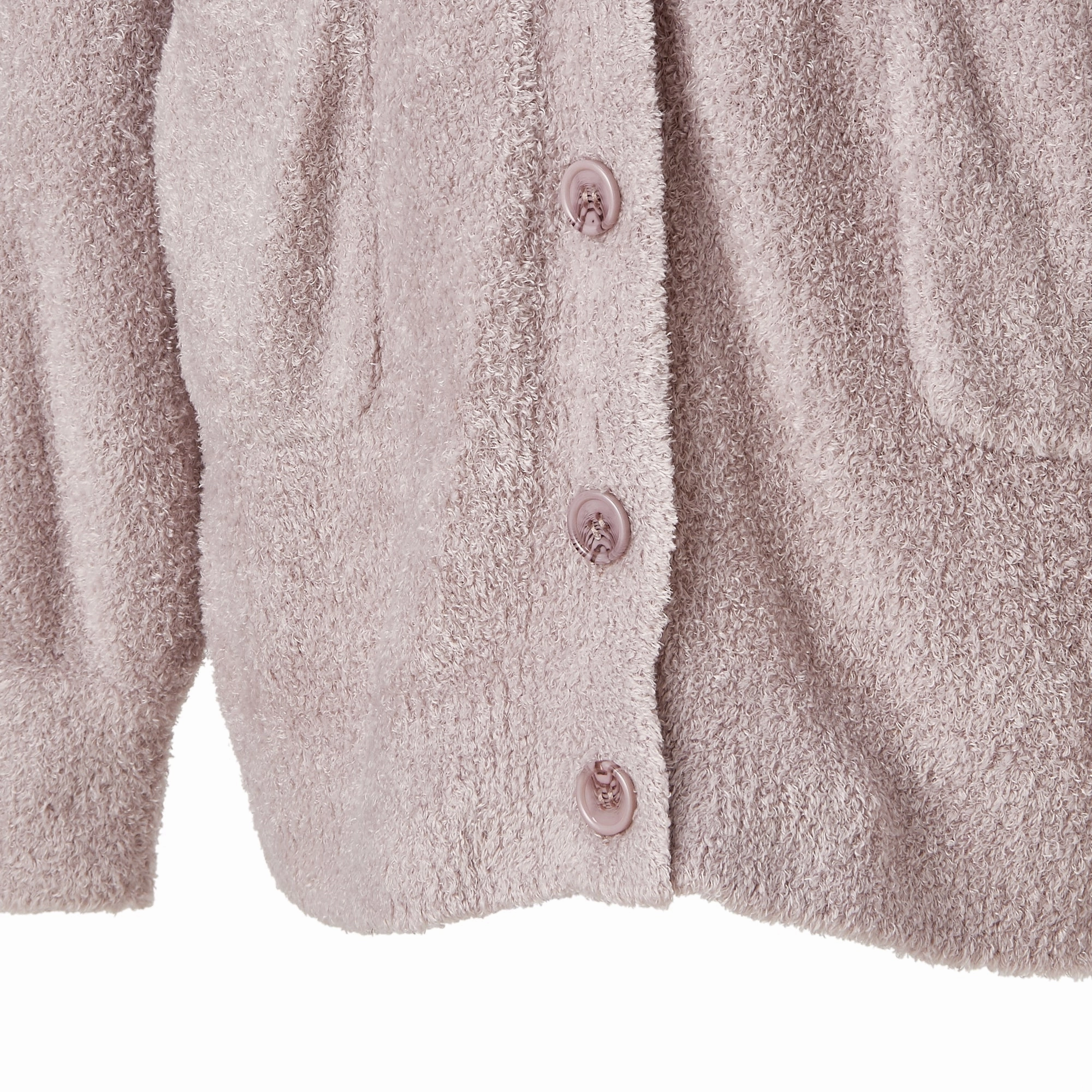 Feather Knit Cardigan Light Pink