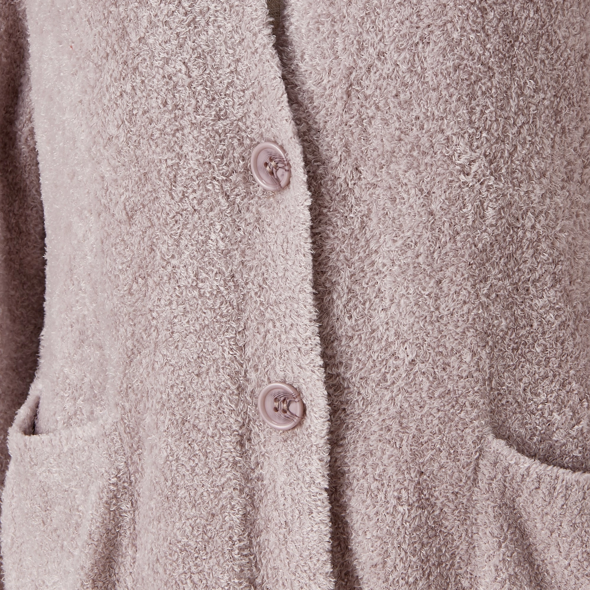 Feather Knit Cardigan Light Pink