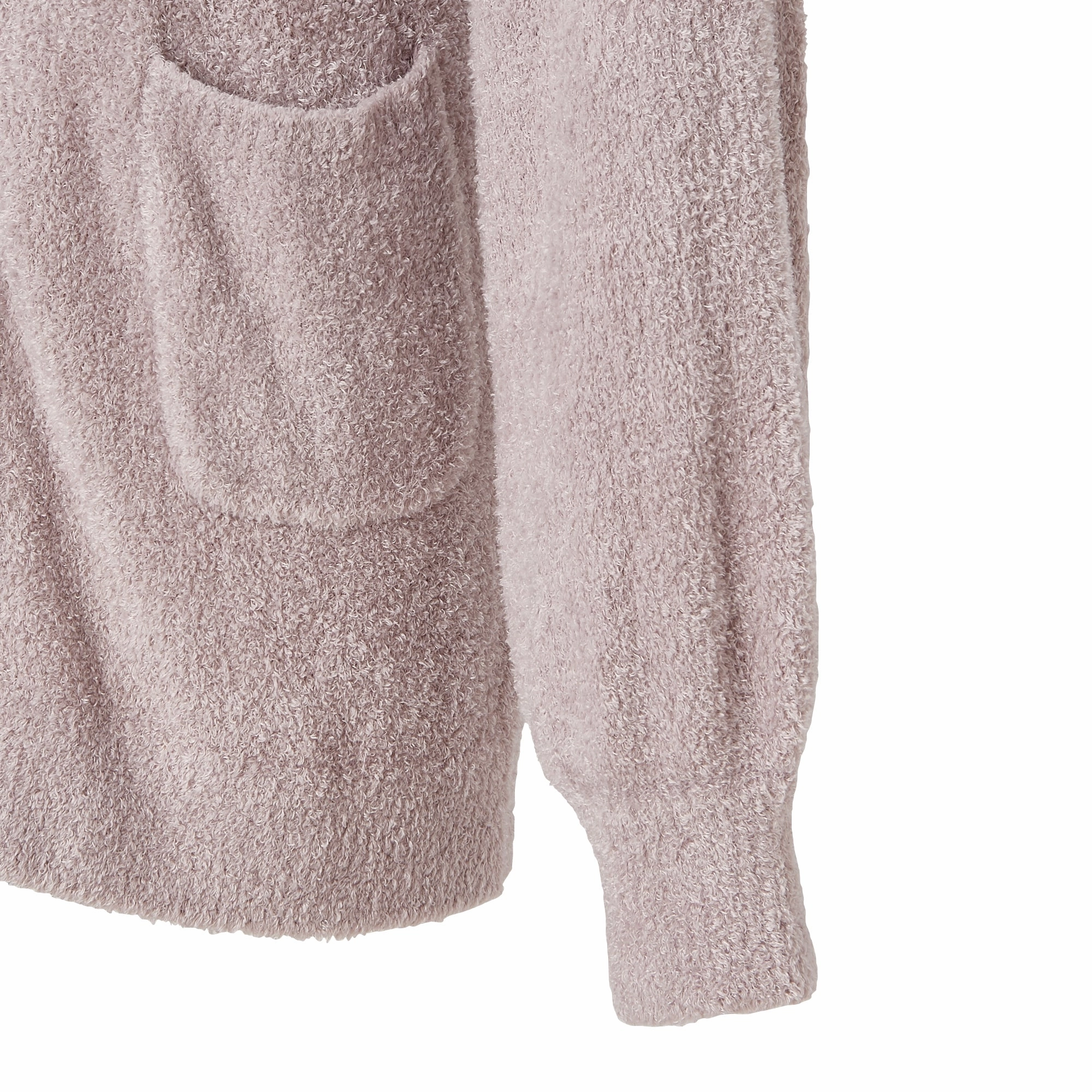 Feather Knit Cardigan Light Pink