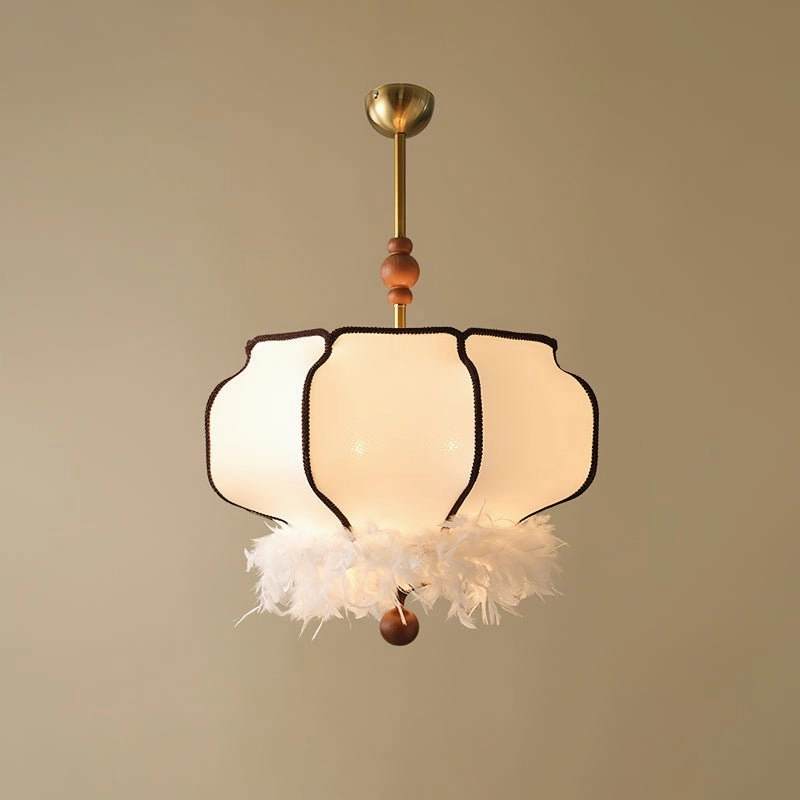 Feathered Lantern Pendant Light