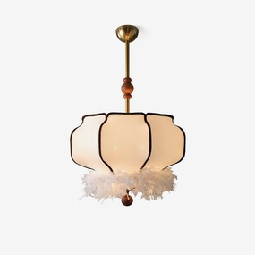 Feathered Lantern Pendant LightScandinavian pendant light ,modern chandelier 