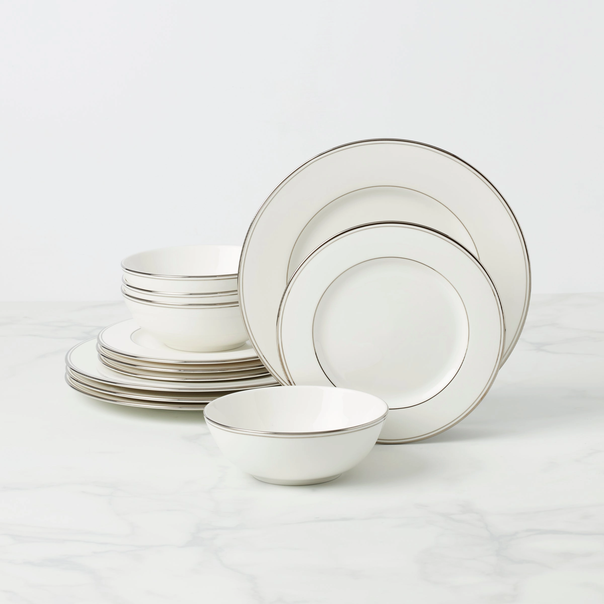Federal Platinum 12-Piece Dinnerware Setmodern kitchen decor ,kitchen dinner set ,dinnerware 