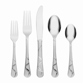 Felicity Sand 20 Piece Flatware Seteco-friendly bamboo fiber tableware set 