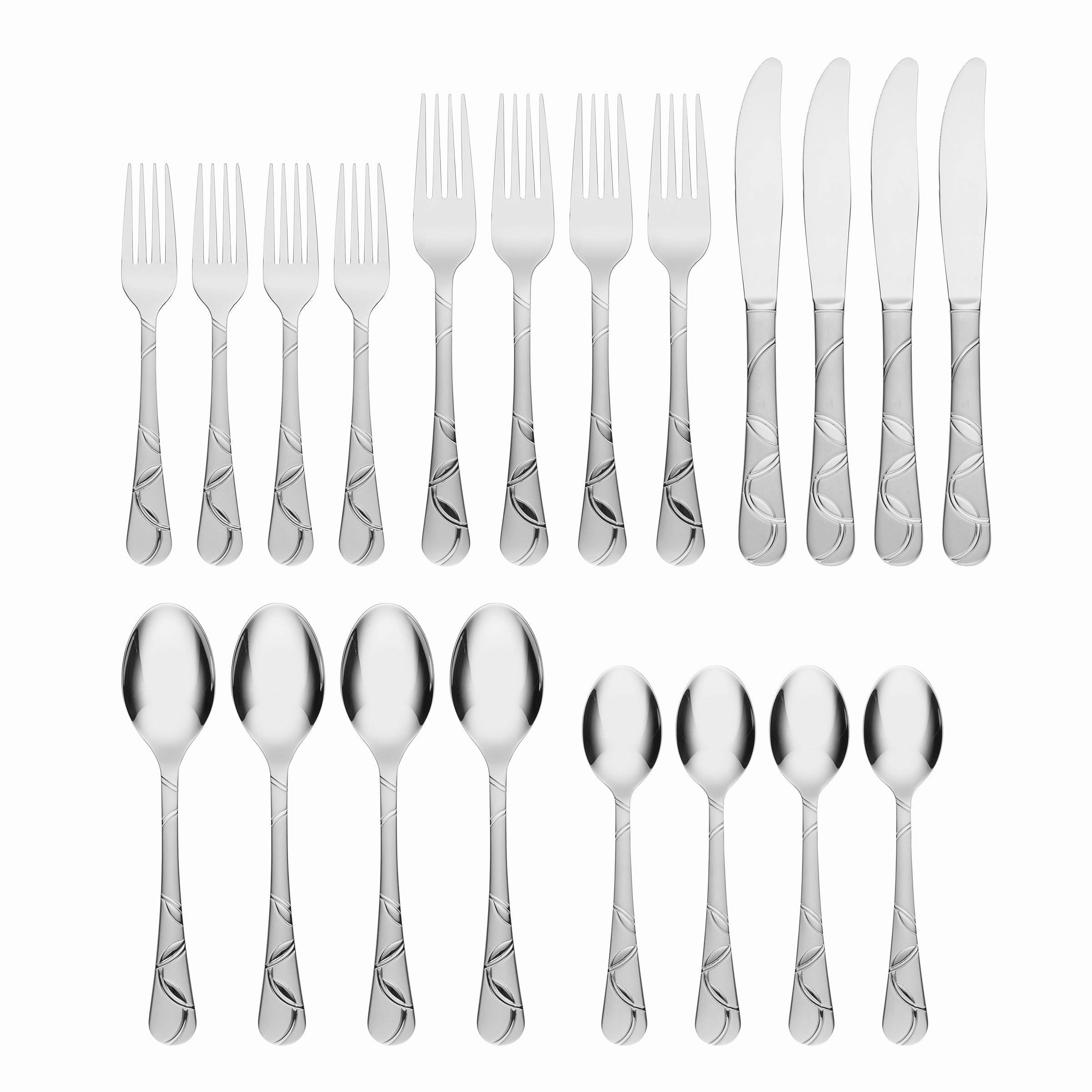 Felicity Sand 20 Piece Flatware Set