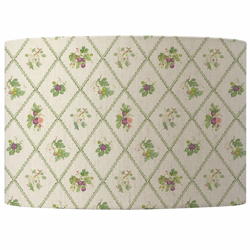 Fig Trellis Eva Lamp Shade Cream