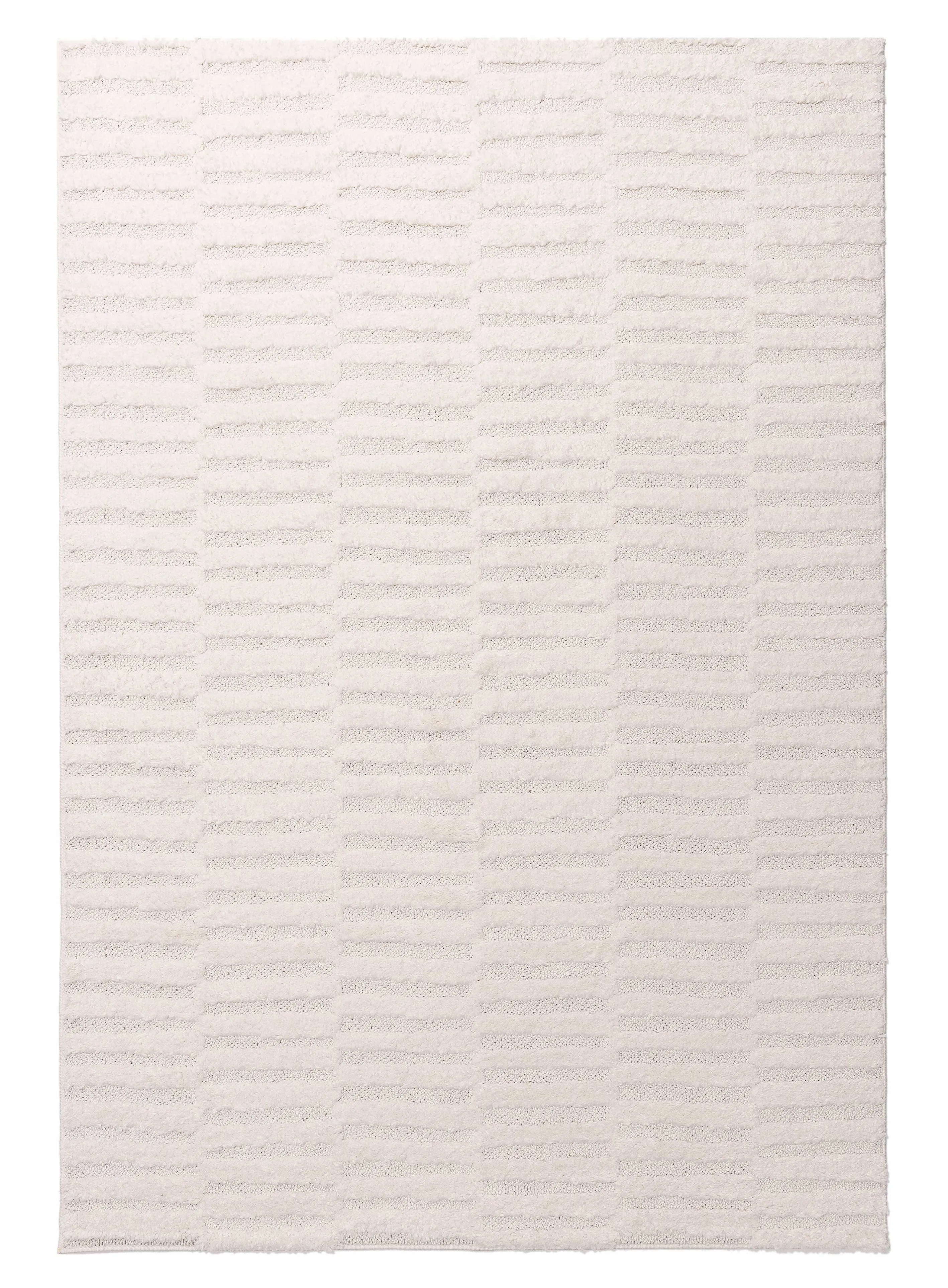 Filippa Ivory Cream Modern Textured Rugmodern color block patchwork rug