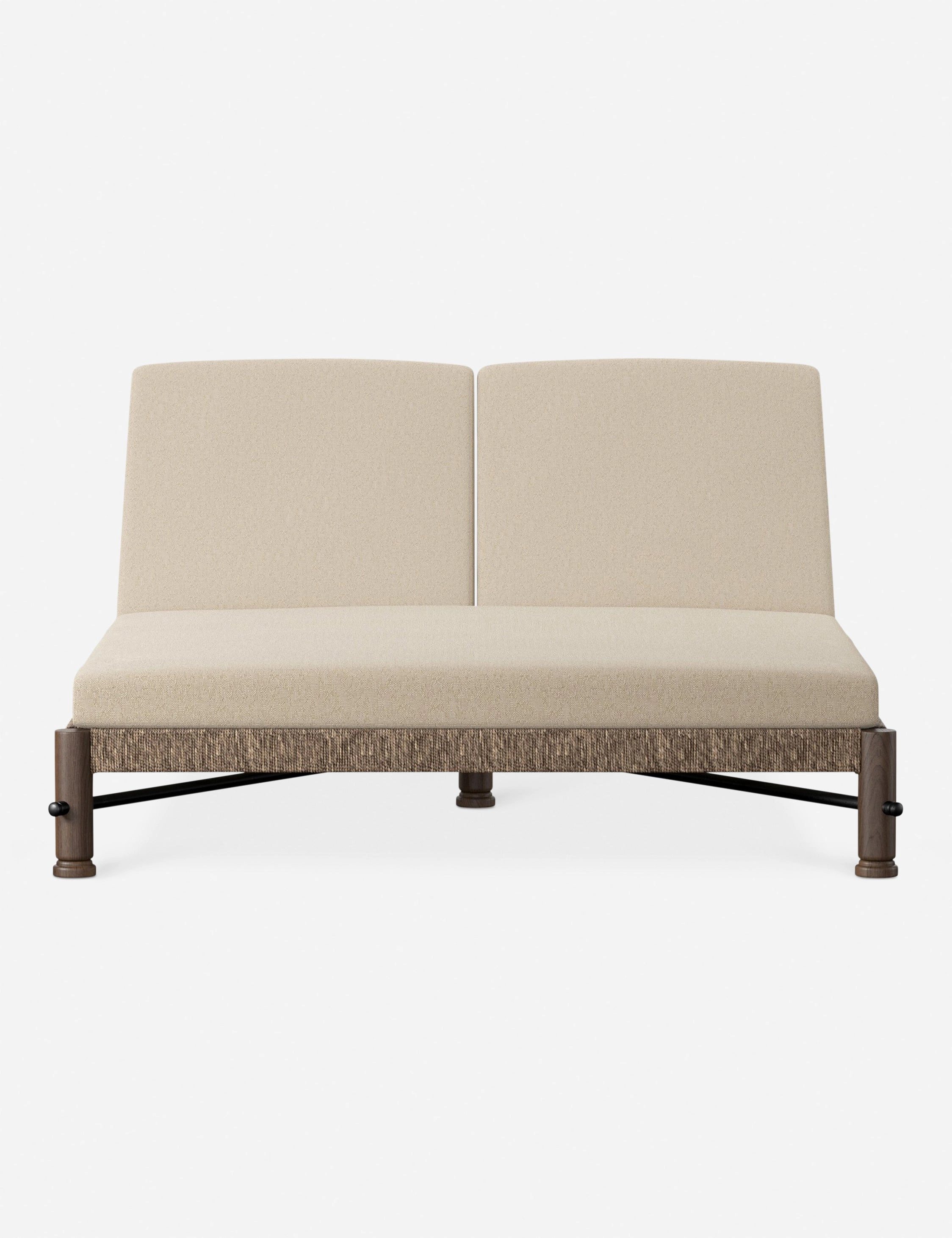 Finnegan Indoor / Outdoor Double Chaise by Amber Lewis x Four Hands