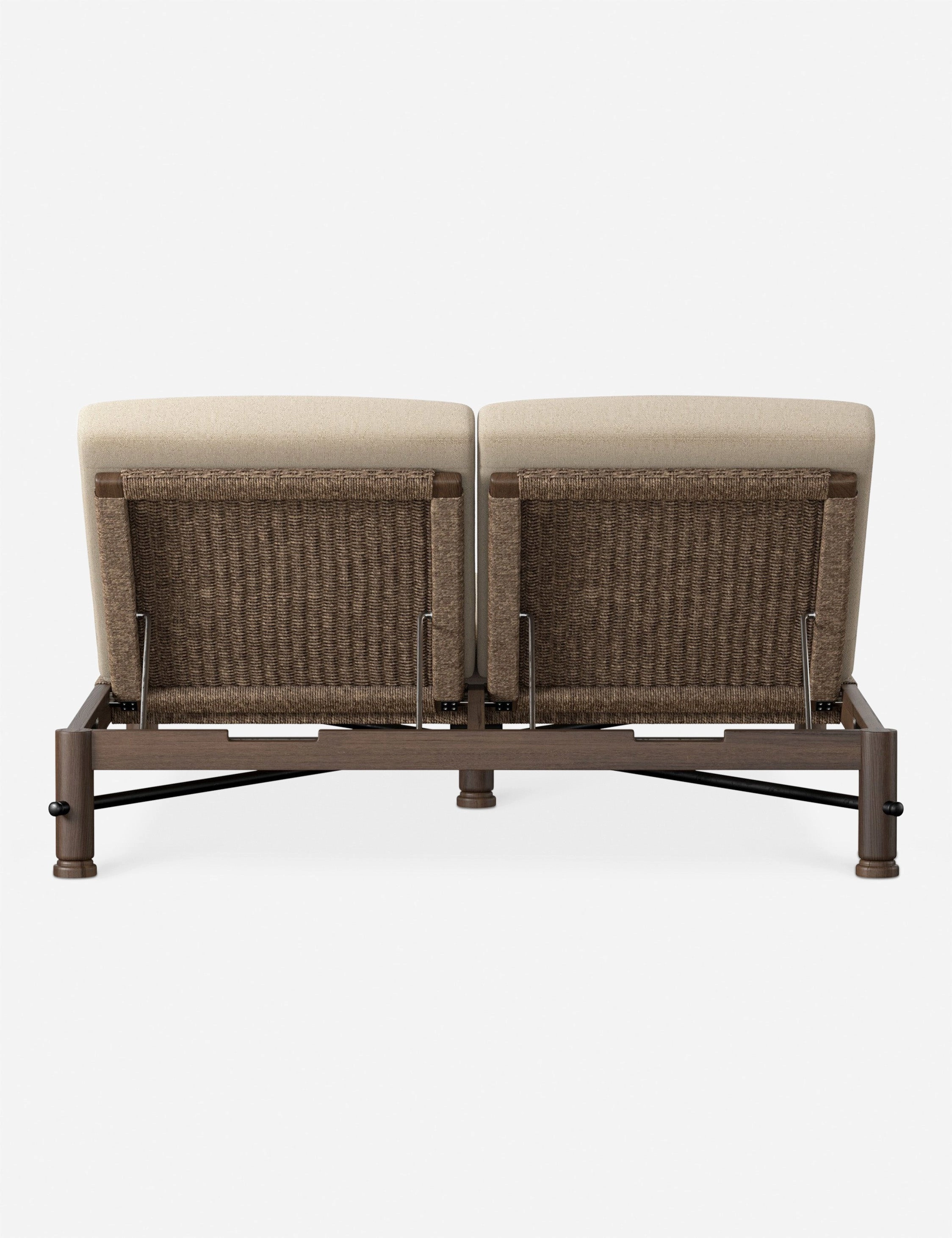 Finnegan Indoor / Outdoor Double Chaise by Amber Lewis x Four Hands