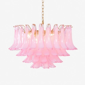 Fiora Pink Glass Chandelierrustic chandelier,bedroom chandelier 