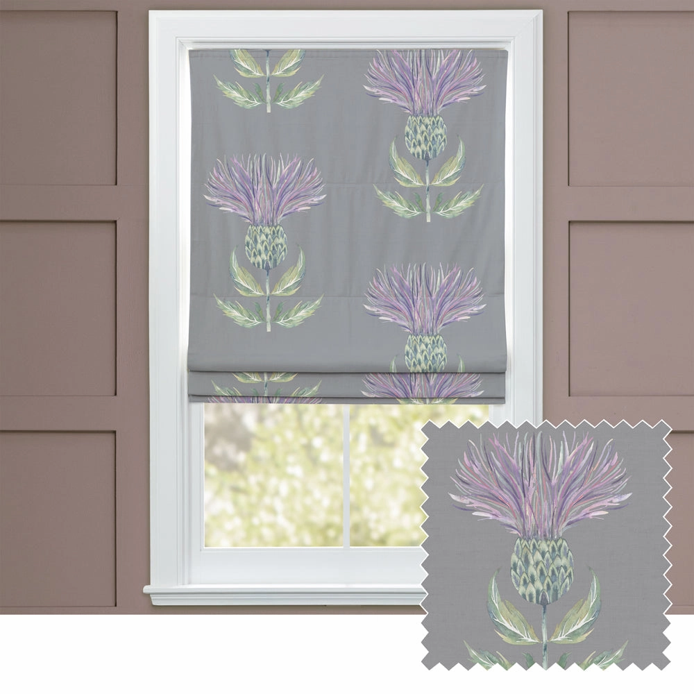 Firth Printed Cotton Made to Measure Roman Blinds Granitebedding sets ,throw blankets 