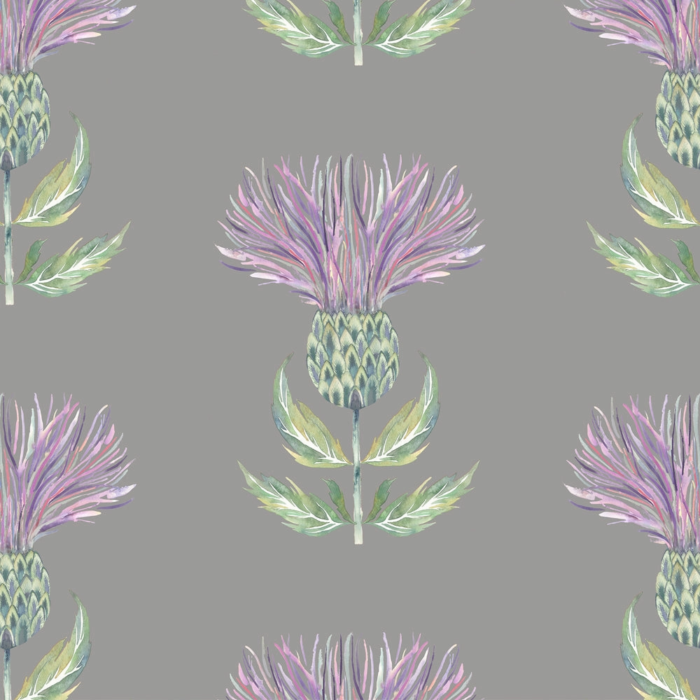 Firth Printed Cotton Made to Measure Roman Blinds Granite