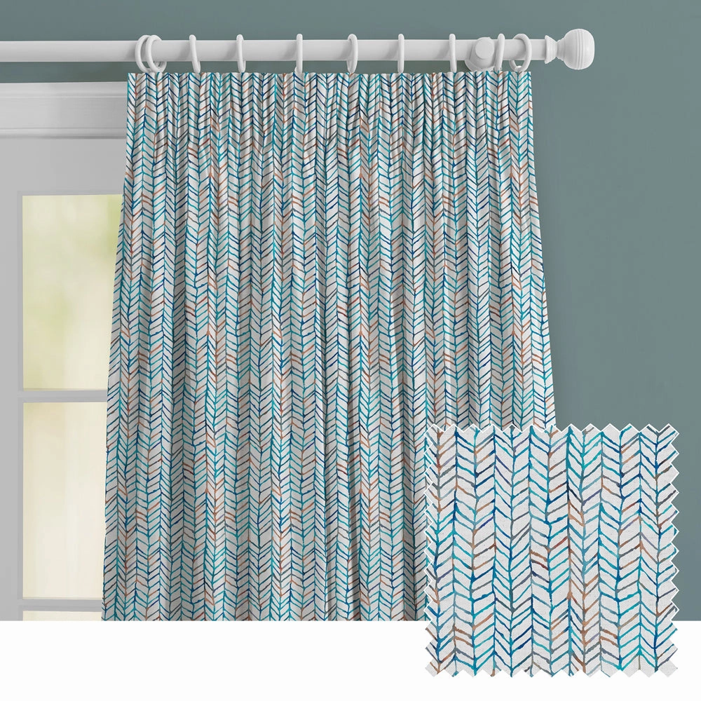 Fishing Net Printed Made to Measure Curtains Cobaltbedding sets ,throw blankets 