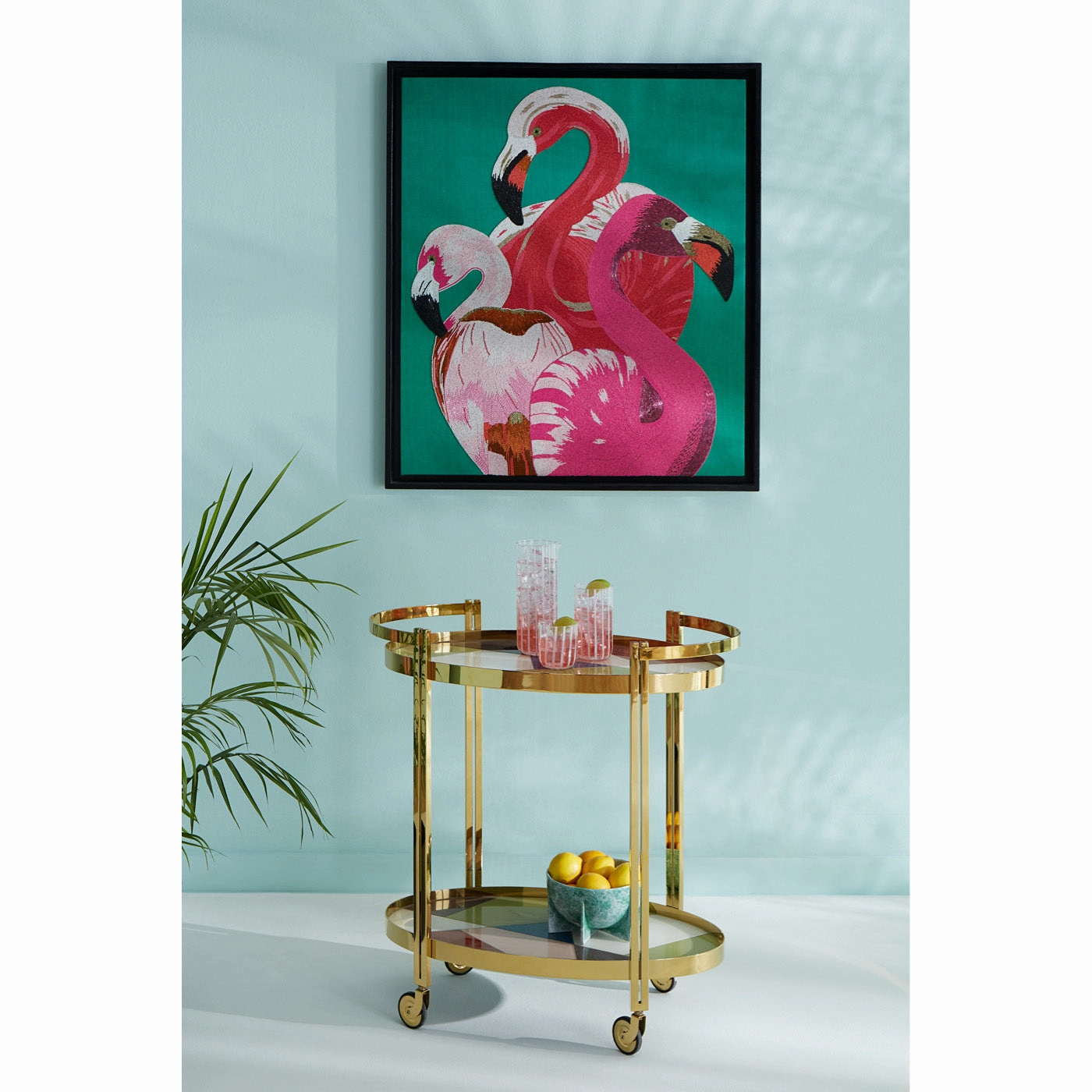 Flamingo Beaded Art