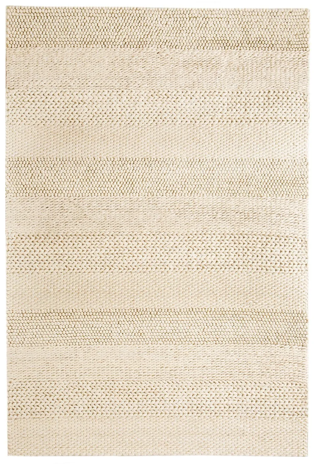 Fleur Ivory Braided and Looped Rugmodern color block patchwork rug