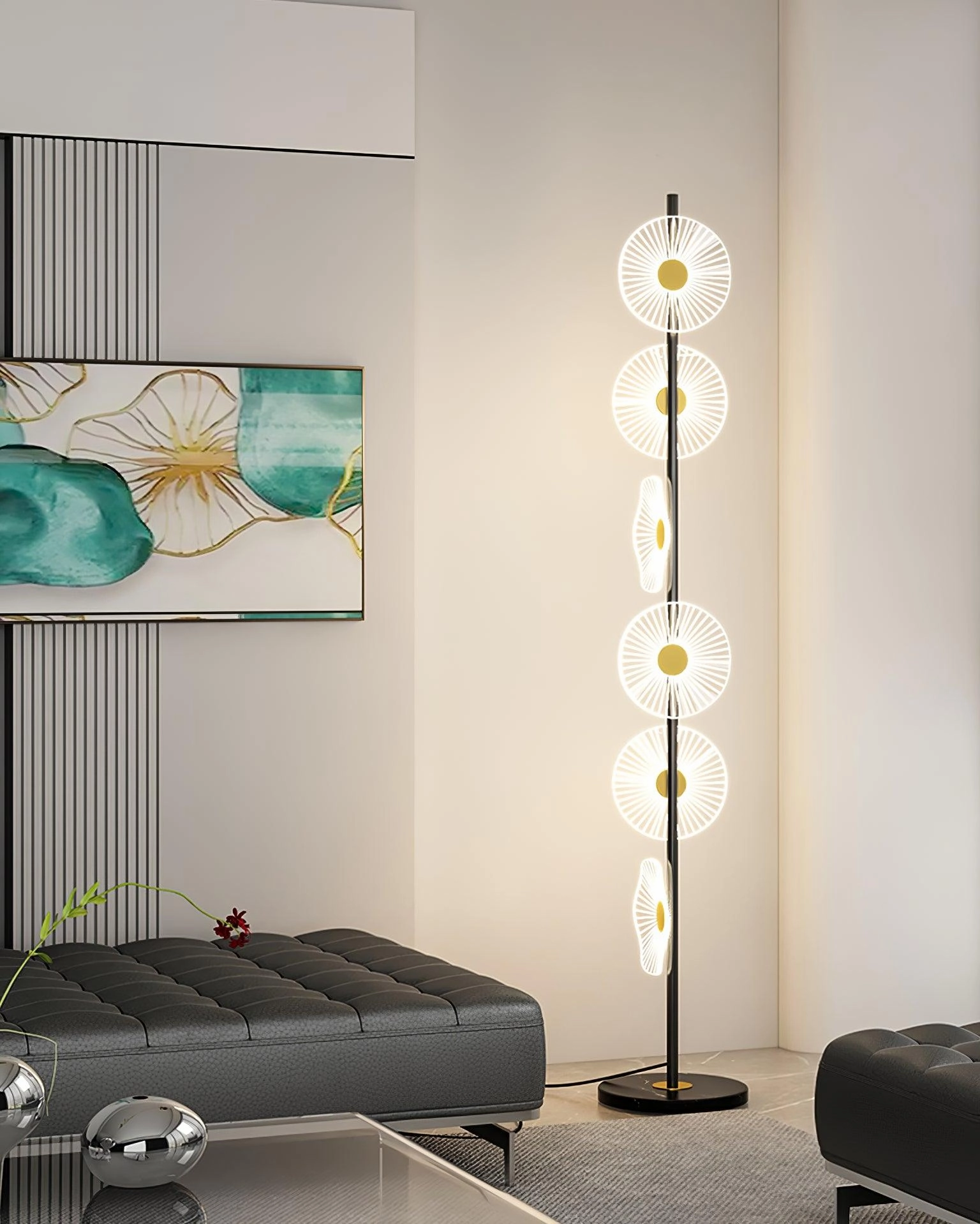 Floating Raindrop Floor Lamp