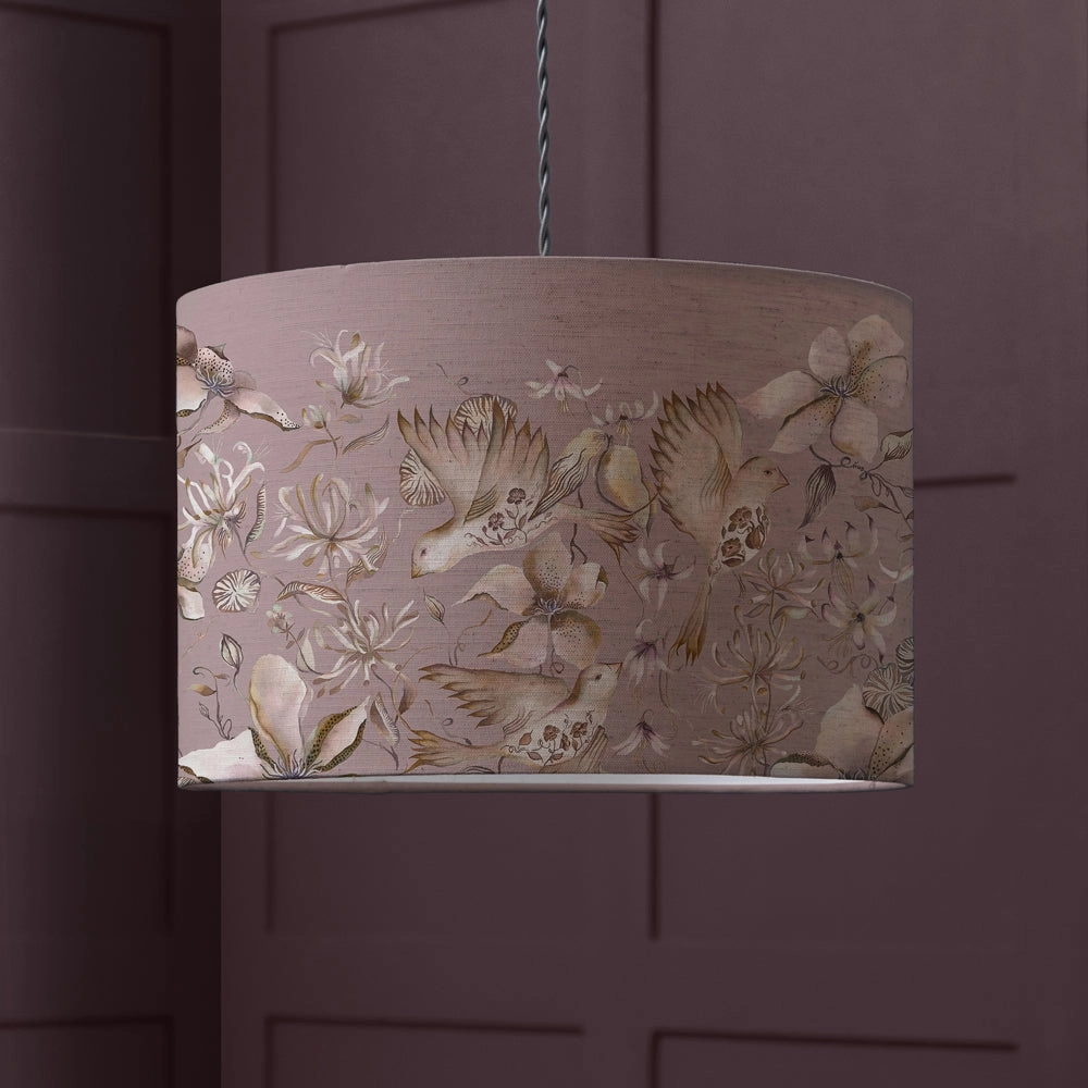 Floella Eva Printed Lamp Shade Violamodern home decor ,home decor for bedroom 