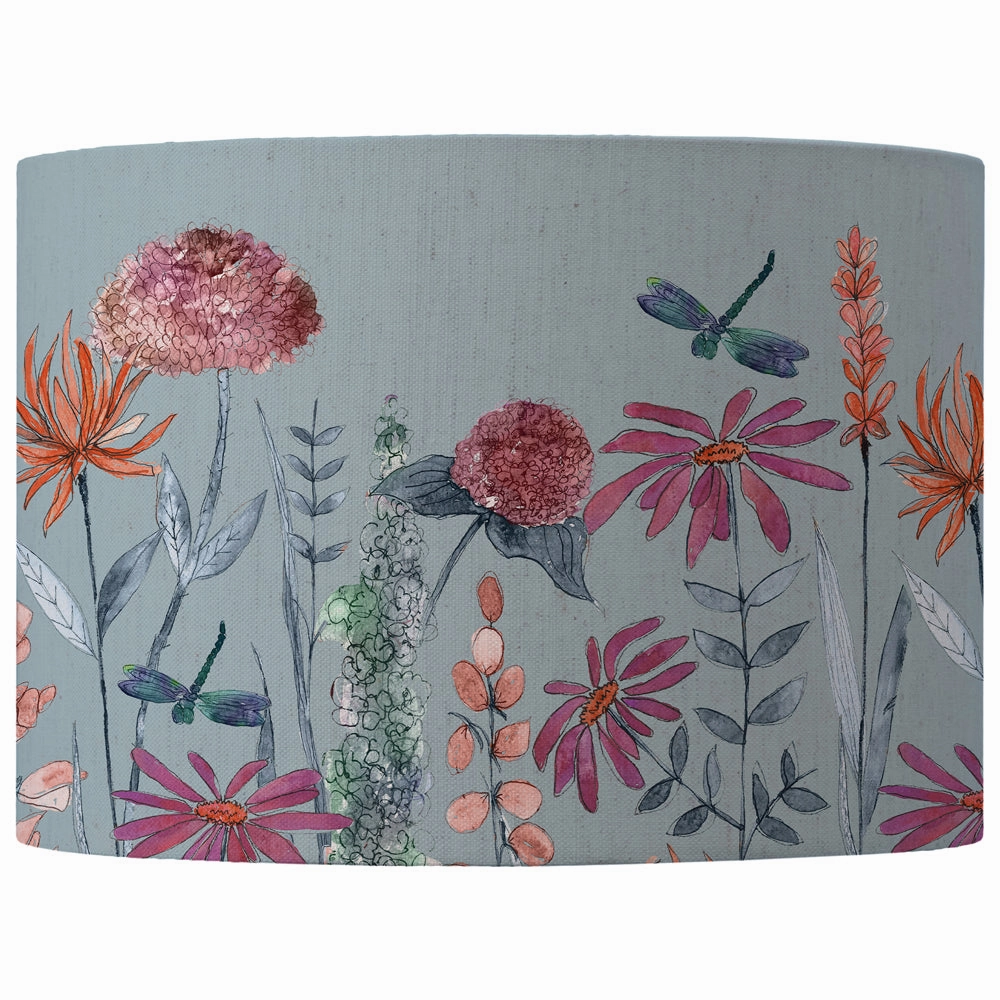 Florabunda Eva Lamp Shade Cornflower