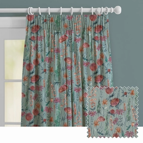 Florabunda Printed Made to Measure Curtains Cornflowerhome decor ,wall decor 
