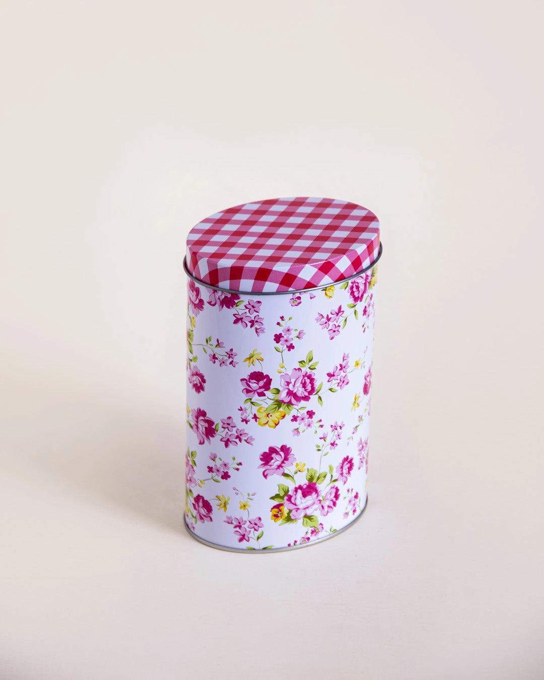 Floral Charm Storage Canisters - Set Of 2