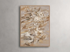 Floral Drift Framed Printnordic style wall decor