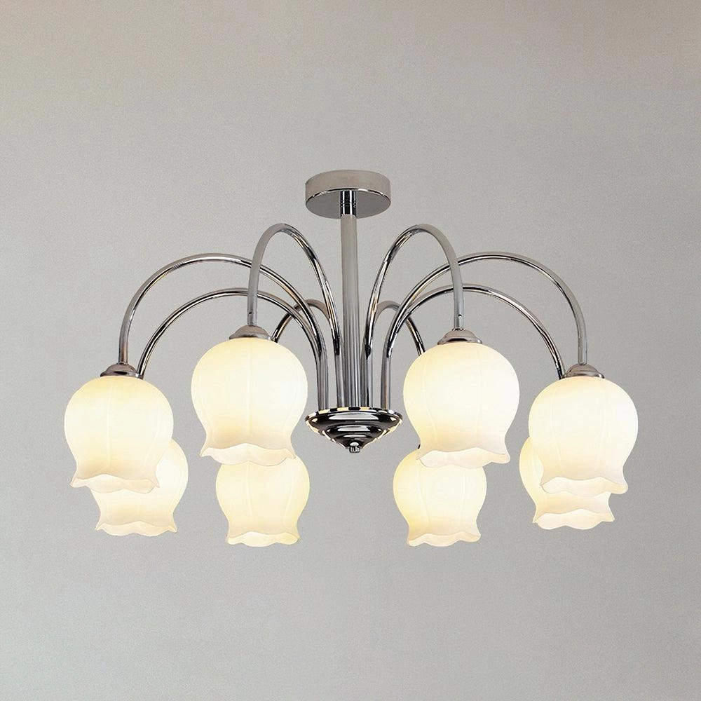 Floral Glass Chandelier