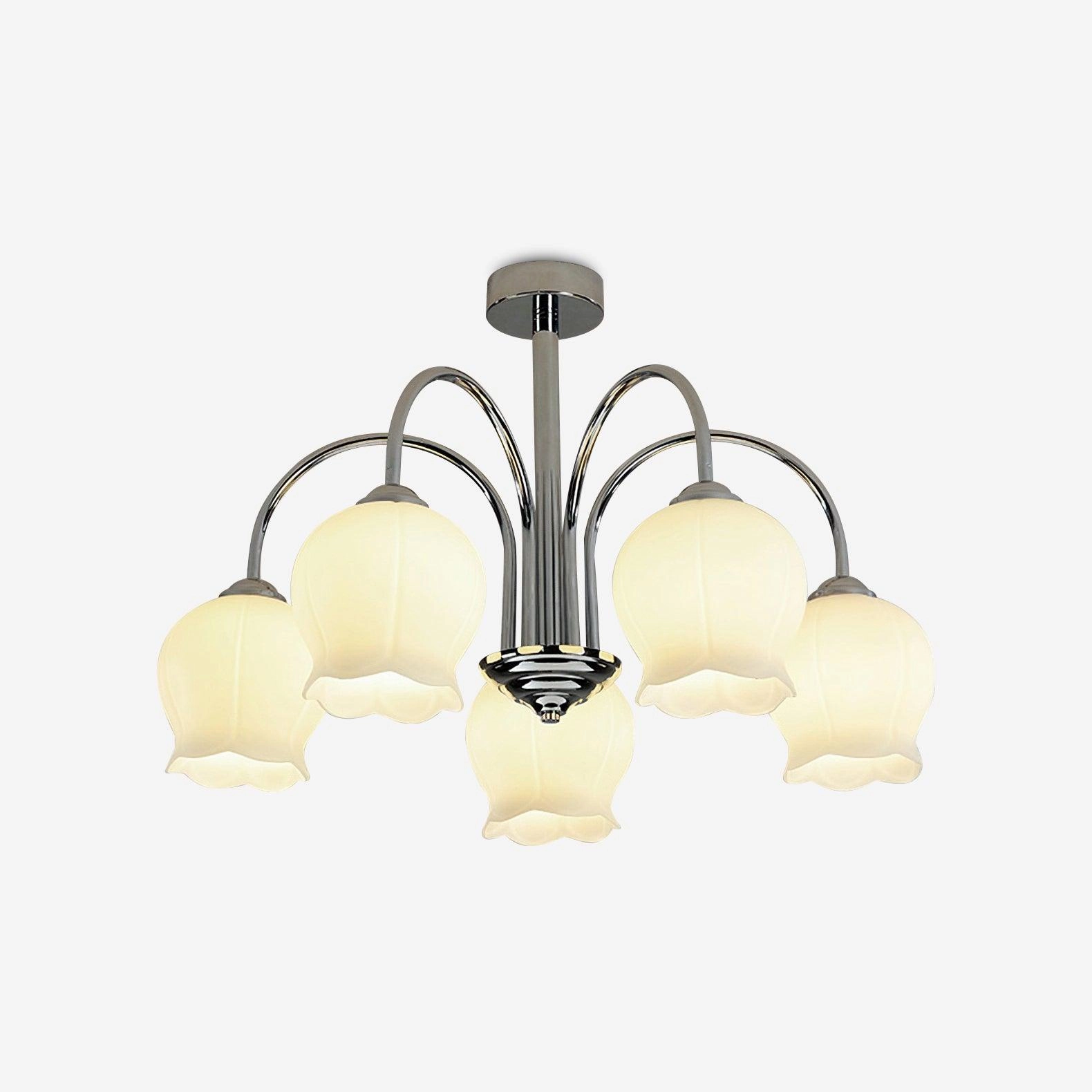 Floral Glass Chandelier
