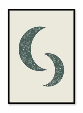 Floral Moon, Posterpop culture themed posters