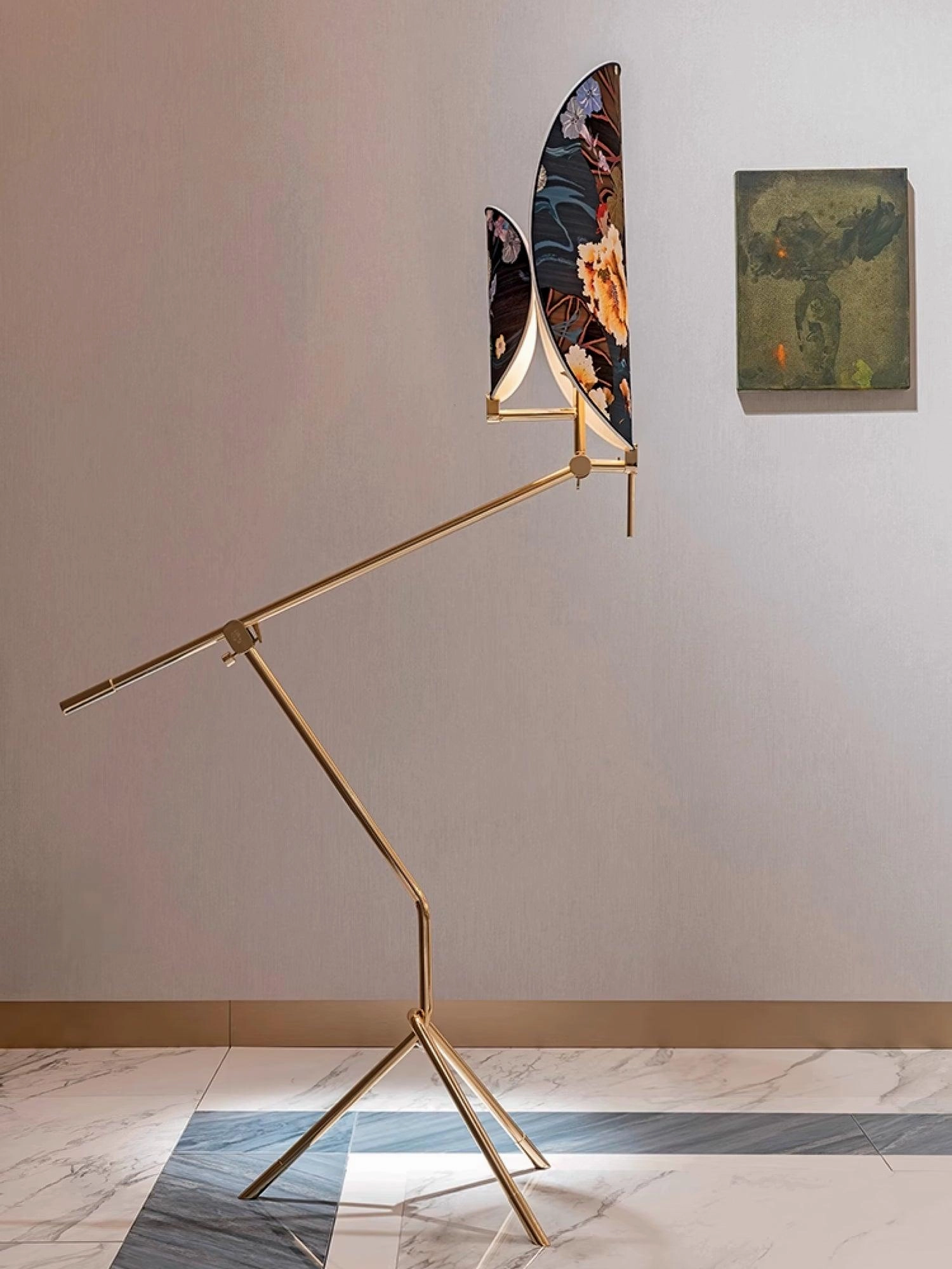 Floral Nocturne Floor Lamp