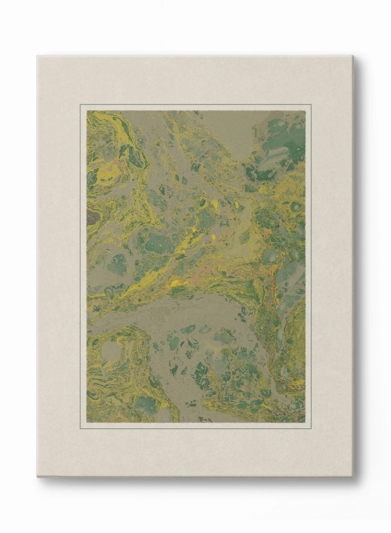 Florentine Marbling in Citrine, Canvasindoor decorative canvas print