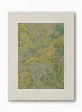 Florentine Marbling in Citrine, Canvasindoor decorative canvas print