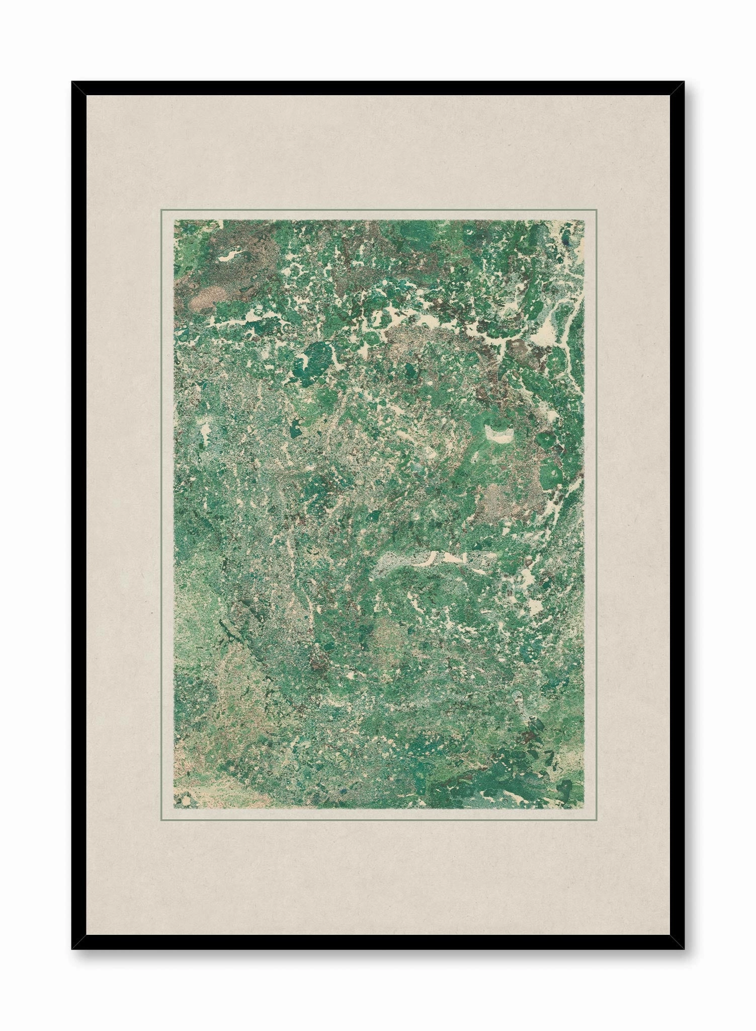 Florentine Marbling in Emerald, Posterpop culture themed posters