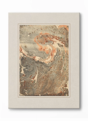 Florentine Marbling in Fire Opal, Canvasindoor decorative canvas print