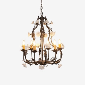 Florentine Rose Garden Chandelierrustic chandelier,bedroom chandelier 