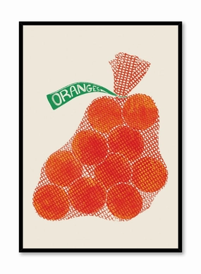 Florida Oranges Overprint, Posterpop culture themed posters