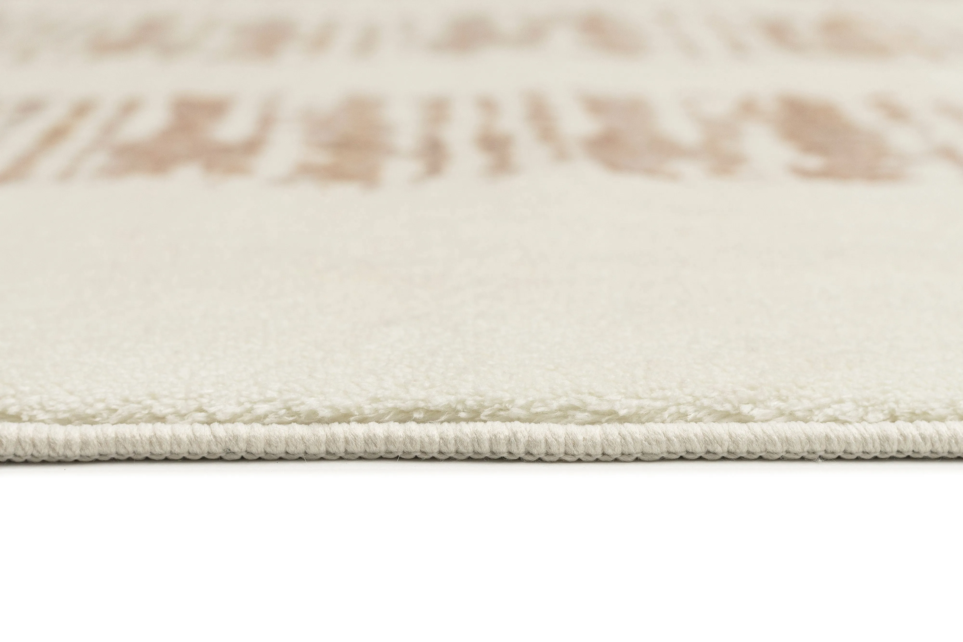 Florrie Beige Abstract Pattern Washable Rug