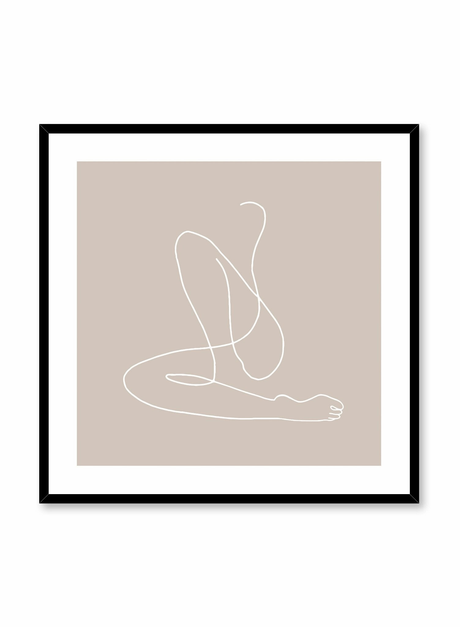 Flow in Beige, Poster