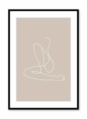 Flow in Beige, Posterpop culture themed posters