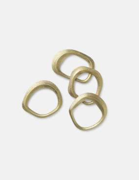 Flow Napkin Rings (Set of 4) by Ferm Livinghome decor ,wall decor 