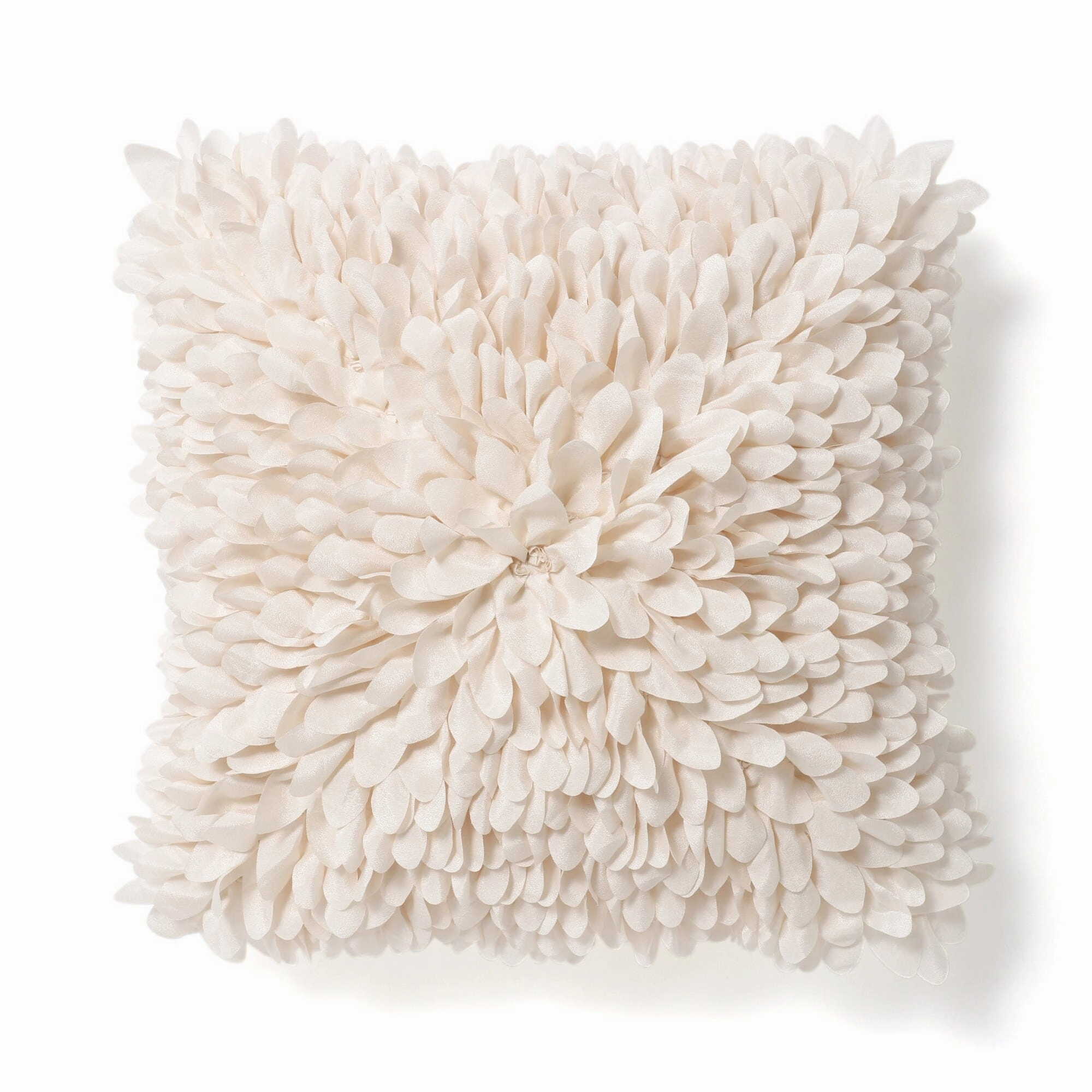 Flower Applique Cushion Cover 450 X 450 Ivorybedding sets ,throw blankets 