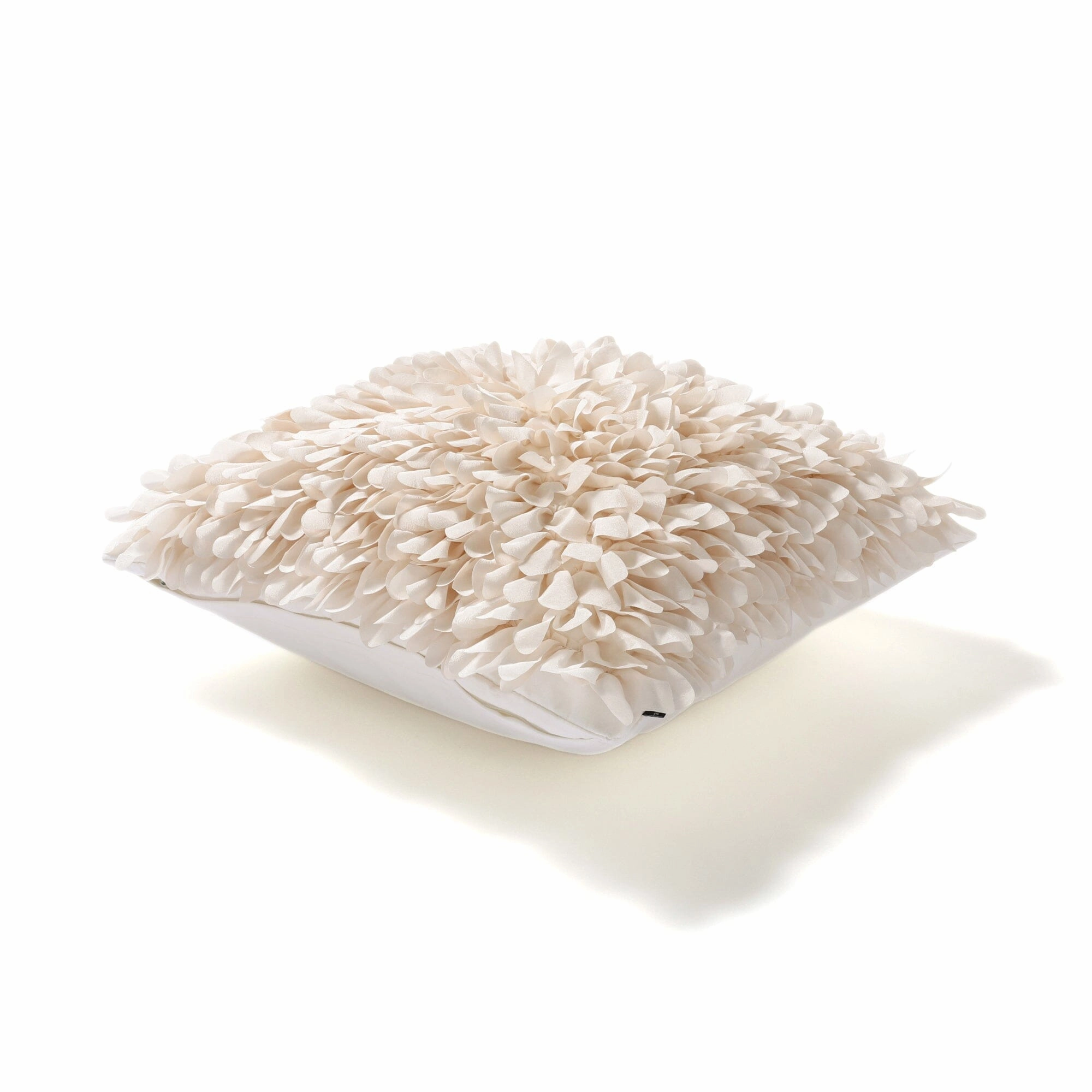 Flower Applique Cushion Cover 450 X 450 Ivory