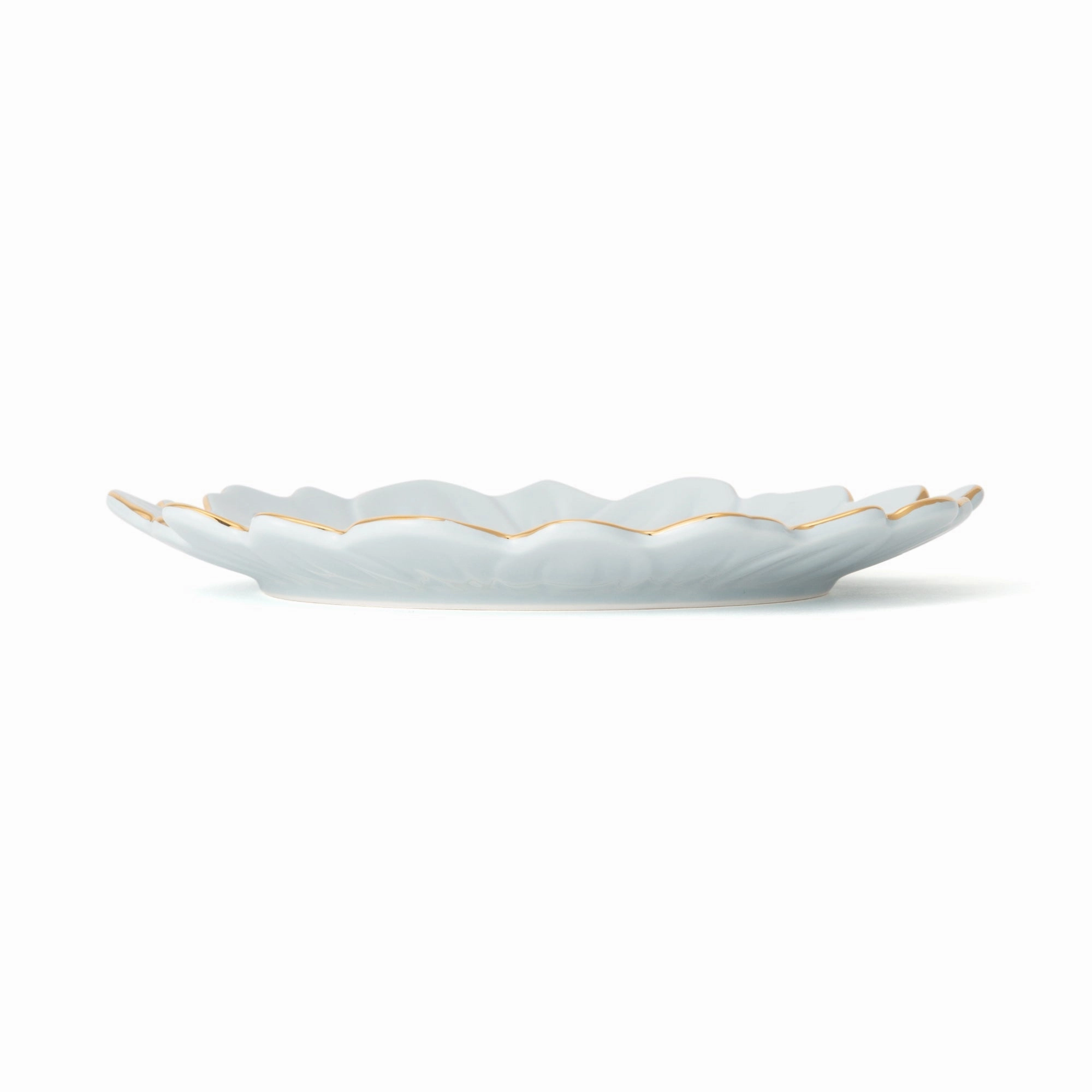 Flower Motif Plate Small Blue